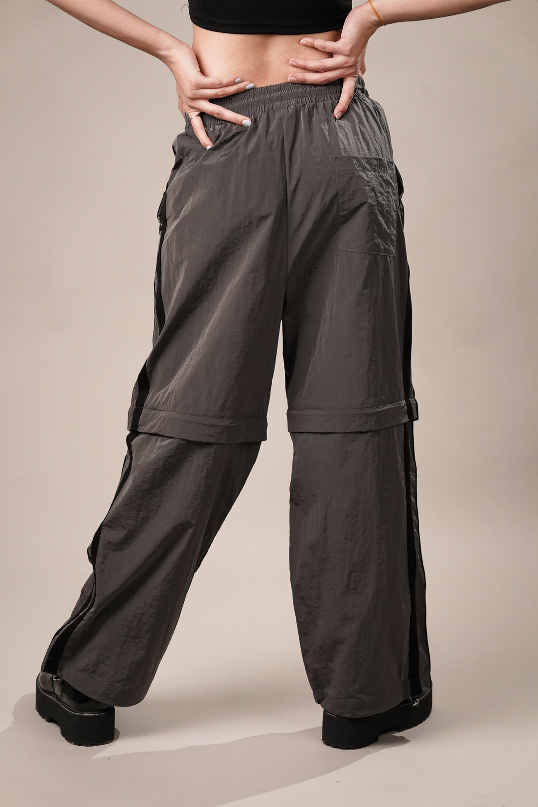 elastic waist relaxed fit loungewear Sweatpants for women
