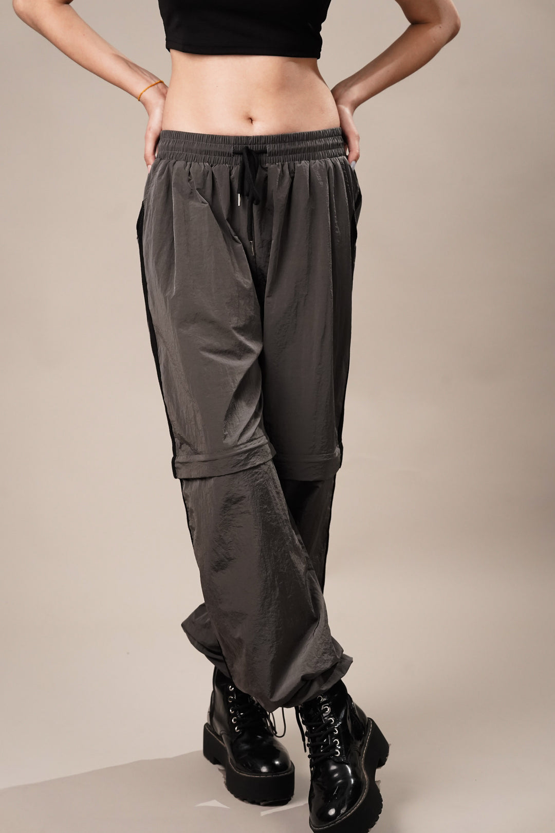 dark grey casual pants for regular wear