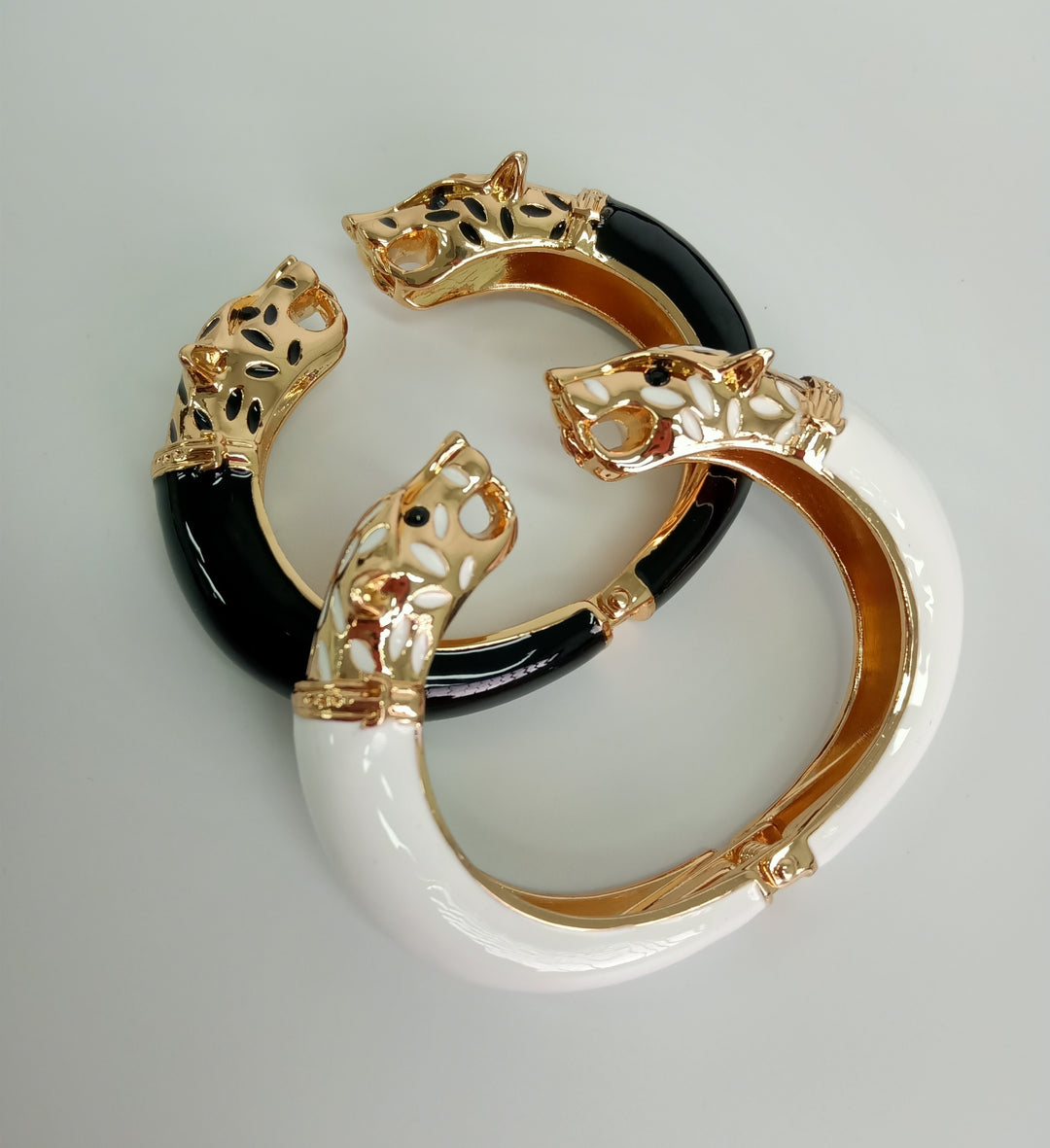 Panther Gilded Cuff Bracelet for women