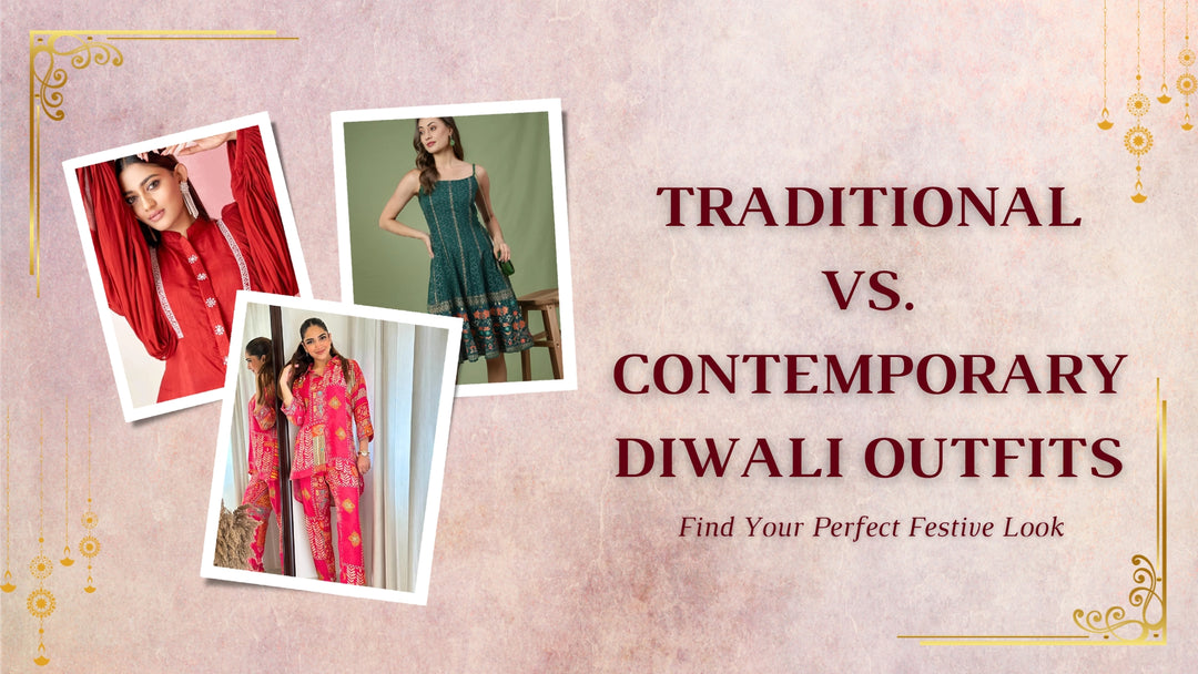 Traditional vs. Contemporary Diwali Outfits: Find Your Perfect Festive Look