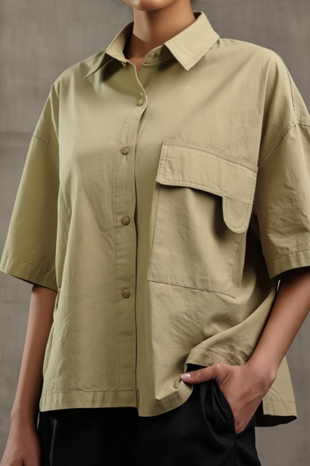 Lily Oversized Collared Shirt