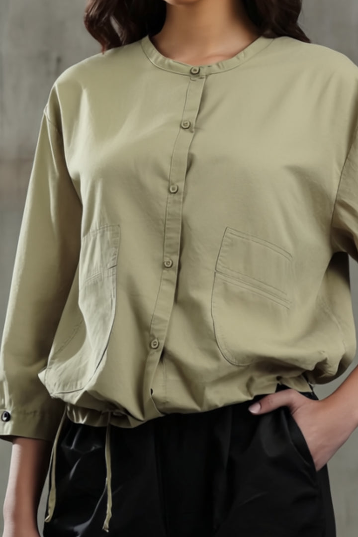 Sandy Serenity Oversized Shirt