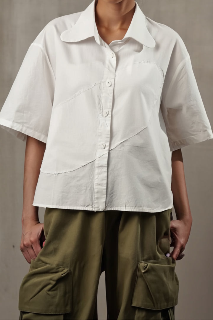 Arctic White Oversized Shirt