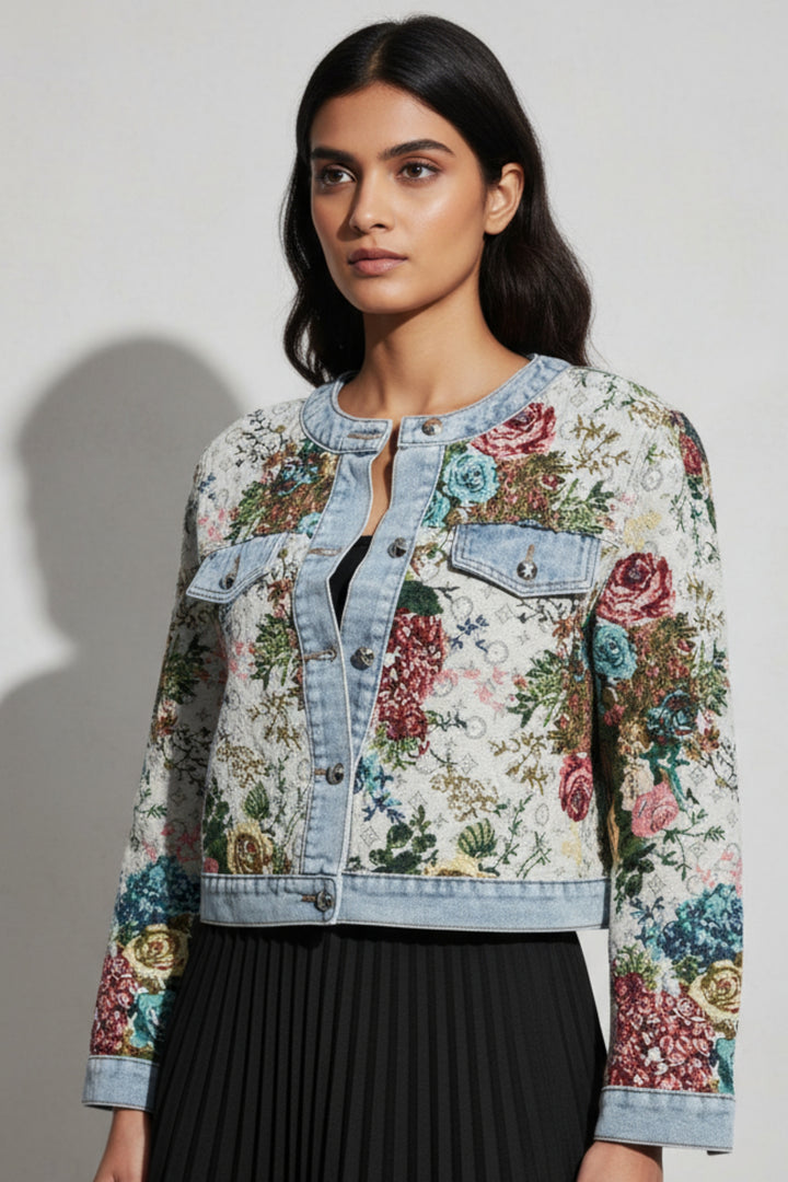 Woven Round Garden Jacket