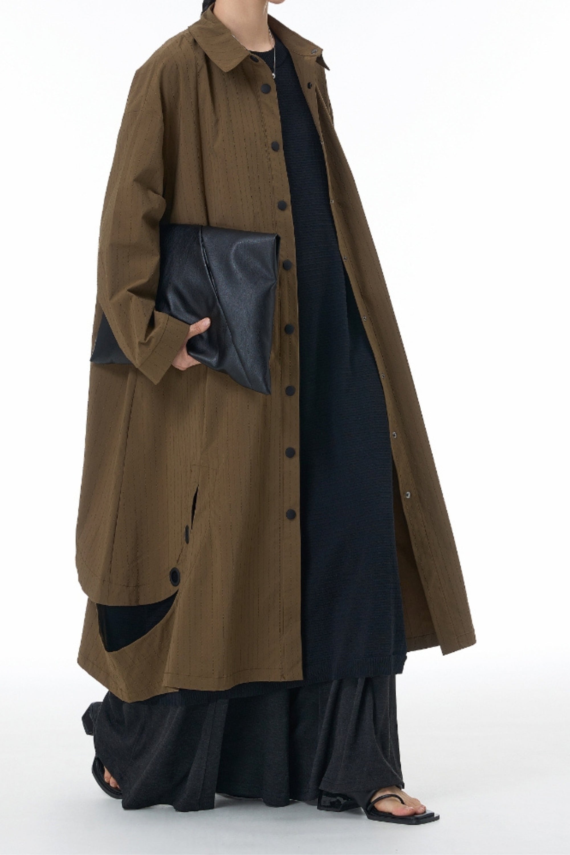 ジャケット・アウター clastellar Volume trench coat outer – ClaSTEllaR 【ClaSTEllaR】Clastellar VOLUME TRENCHCOAT