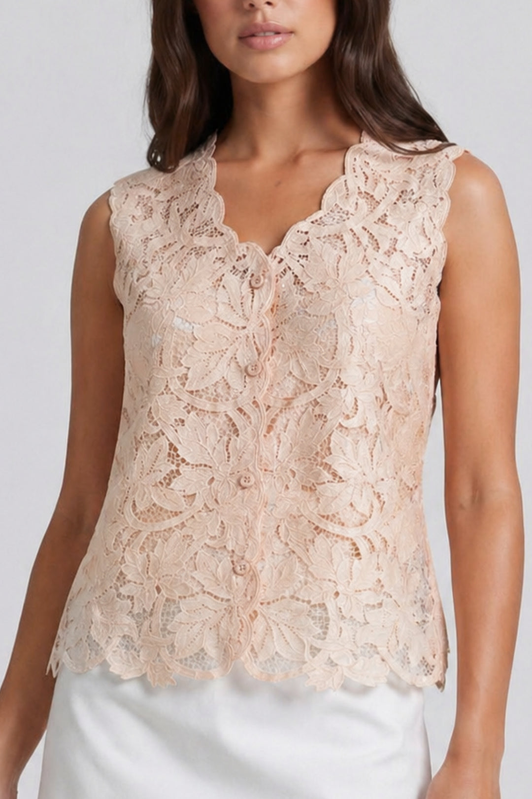 Soft Petal Lace Top