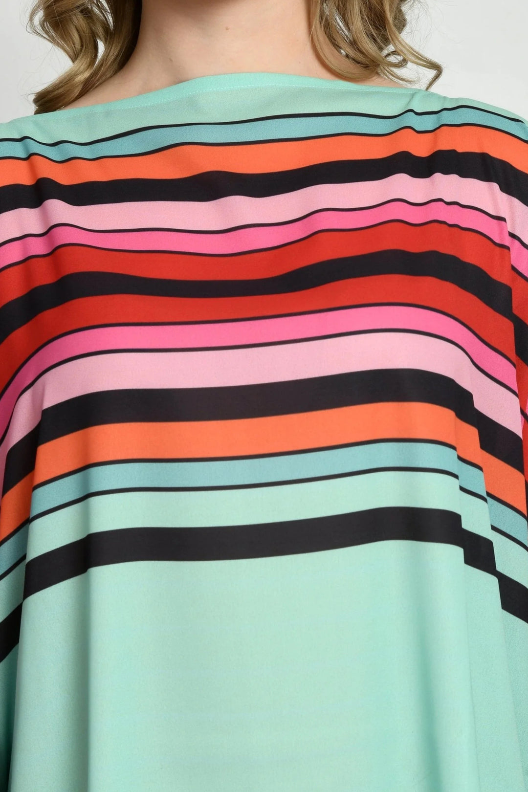 Green Breezy Kaftan Dress