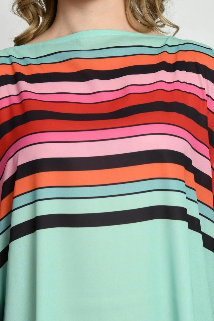 Green Breezy Kaftan Dress