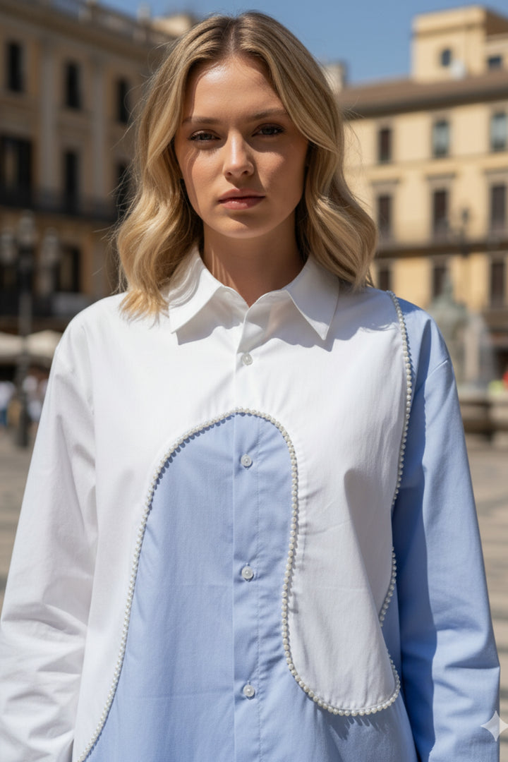 Cloudline Contrast Pearl Shirt