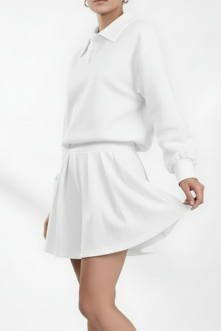 Ecru Bermuda Co-ord Set