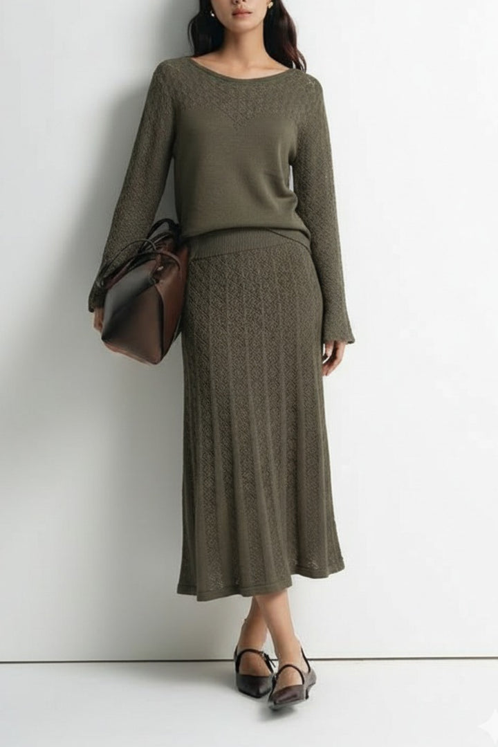 Stone Sage Knit Coord Set