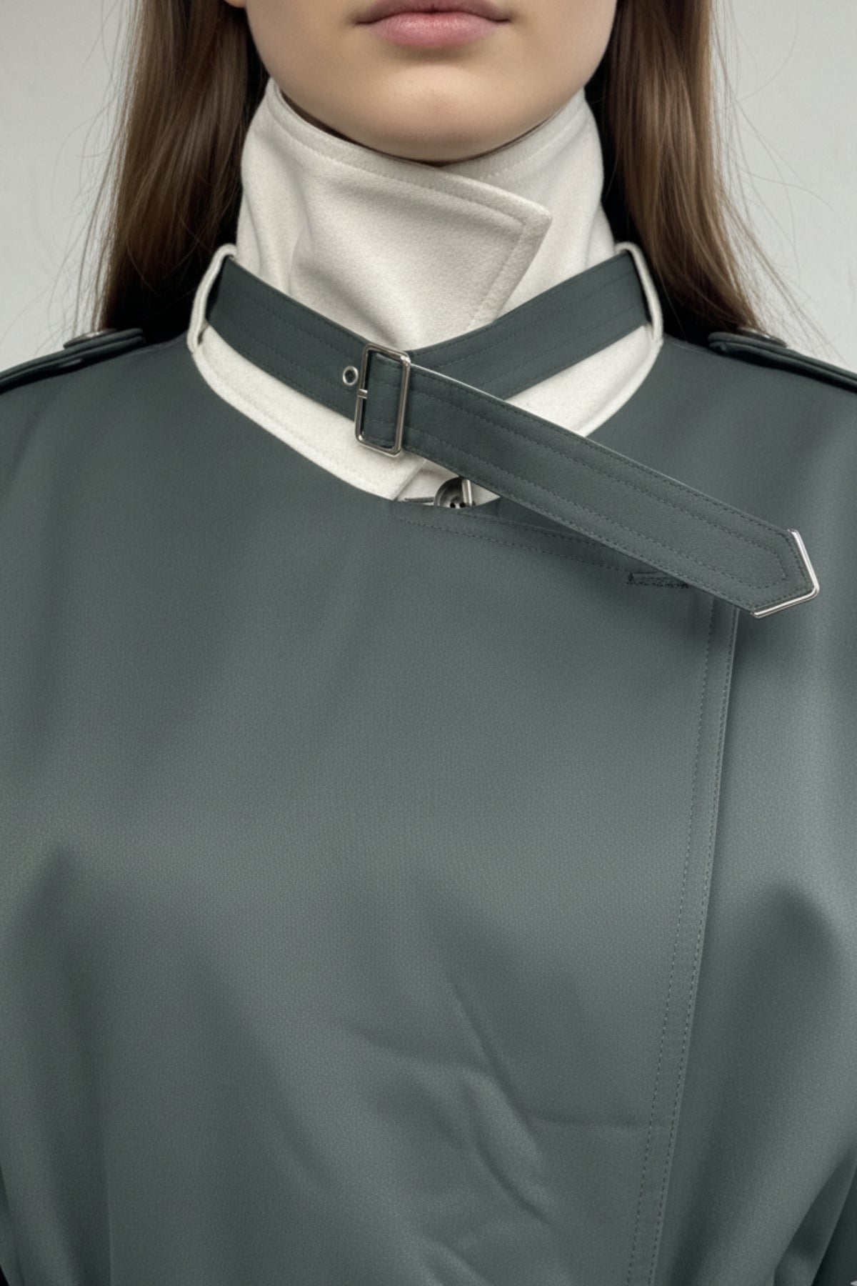 Trenches Label Moss Green Dual Belted Trench Coat – Women’s Long Elegant Trench | Shop ...