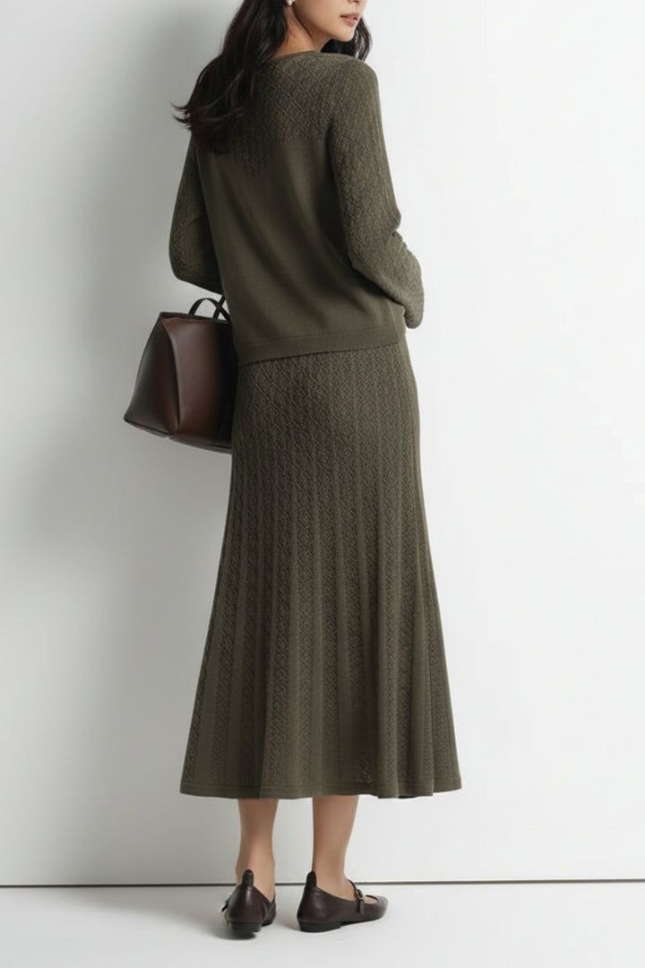 Stone Sage Knit Coord Set