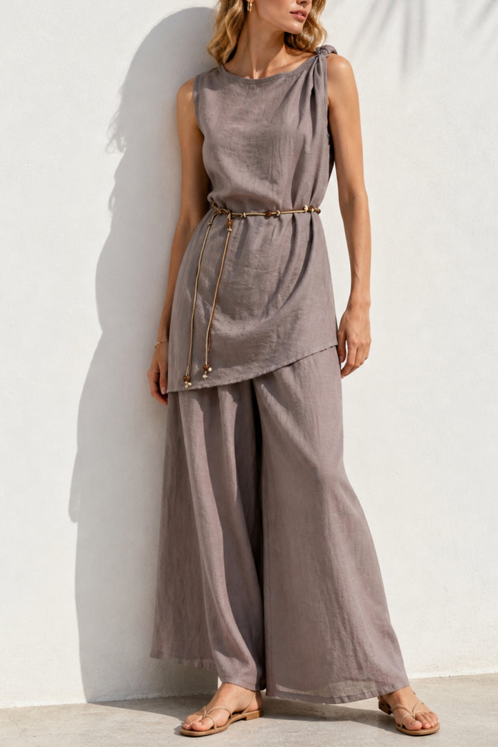 Aeris Taupe Knot Co-ord