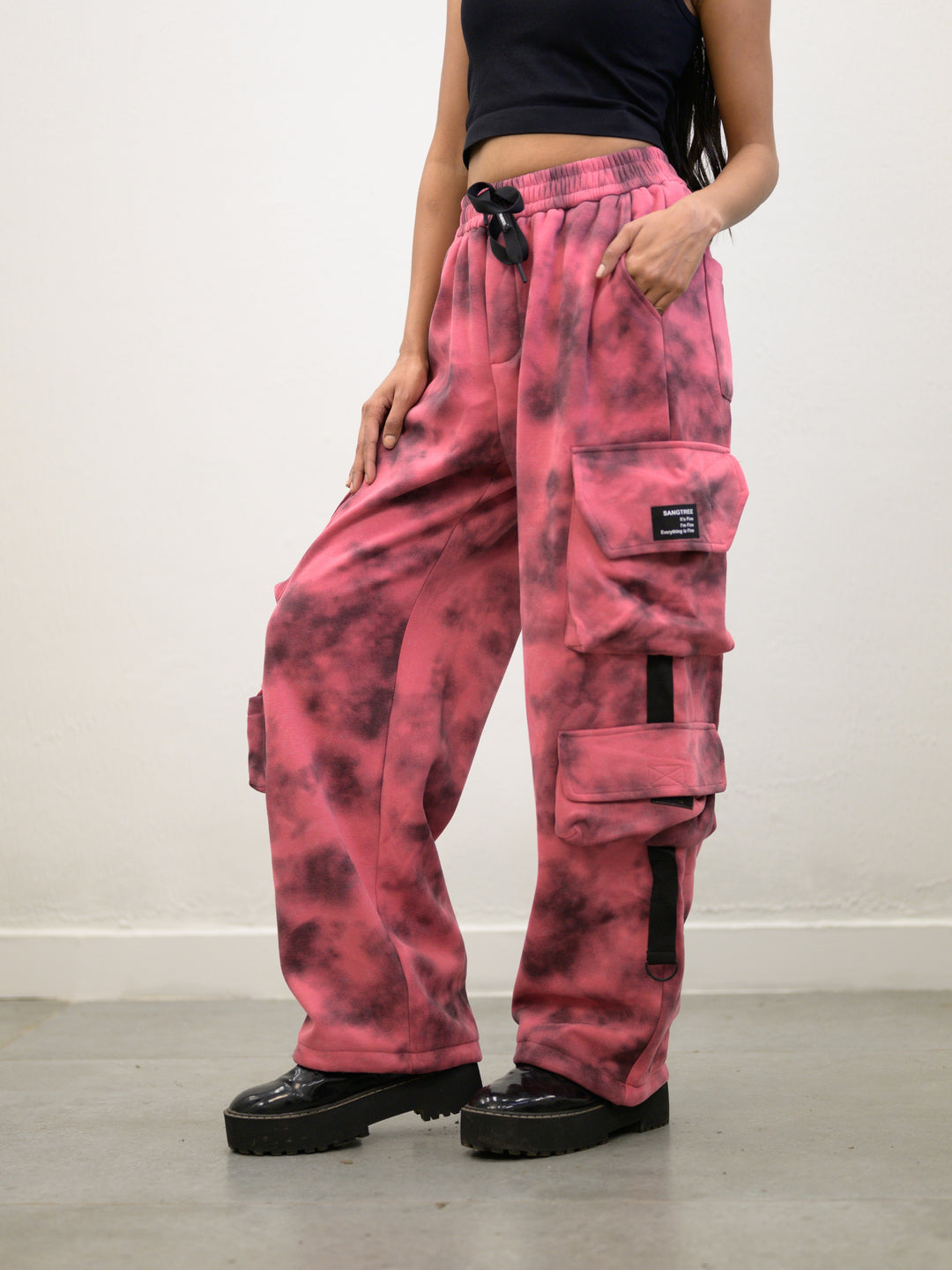 On-Trend Pink Tie & Dye Joggers – Shop Now!