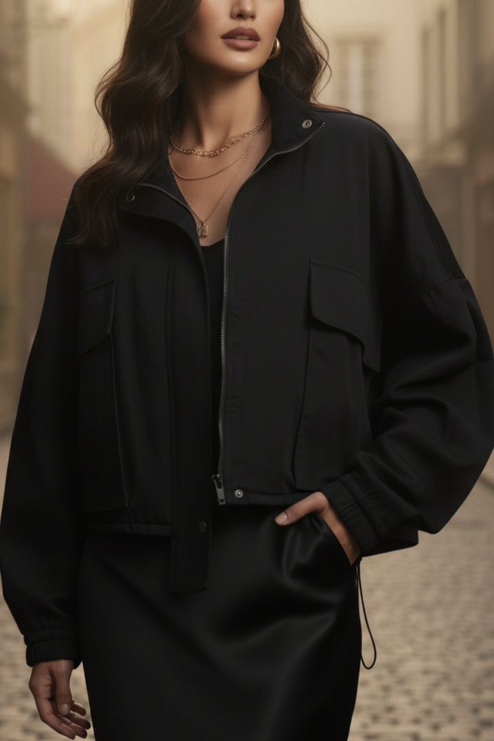 Dope Oversized Cropped Jacket