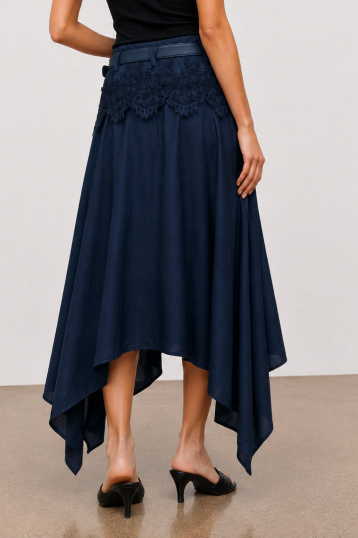 belted skirt for women
