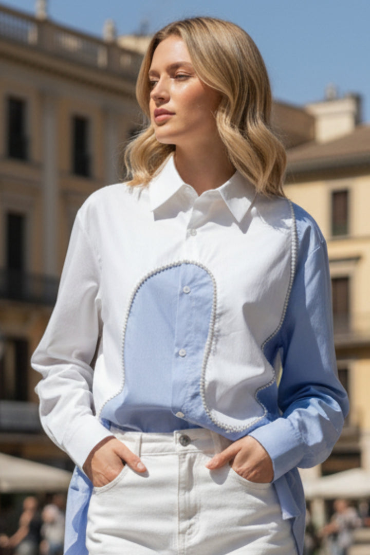 Cloudline Contrast Pearl Shirt