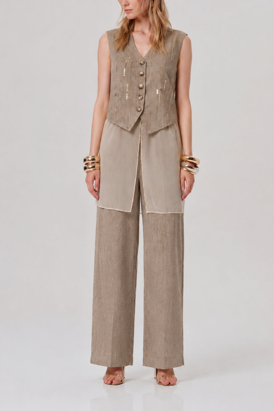 Oatwood Sheer Linen Co-ord