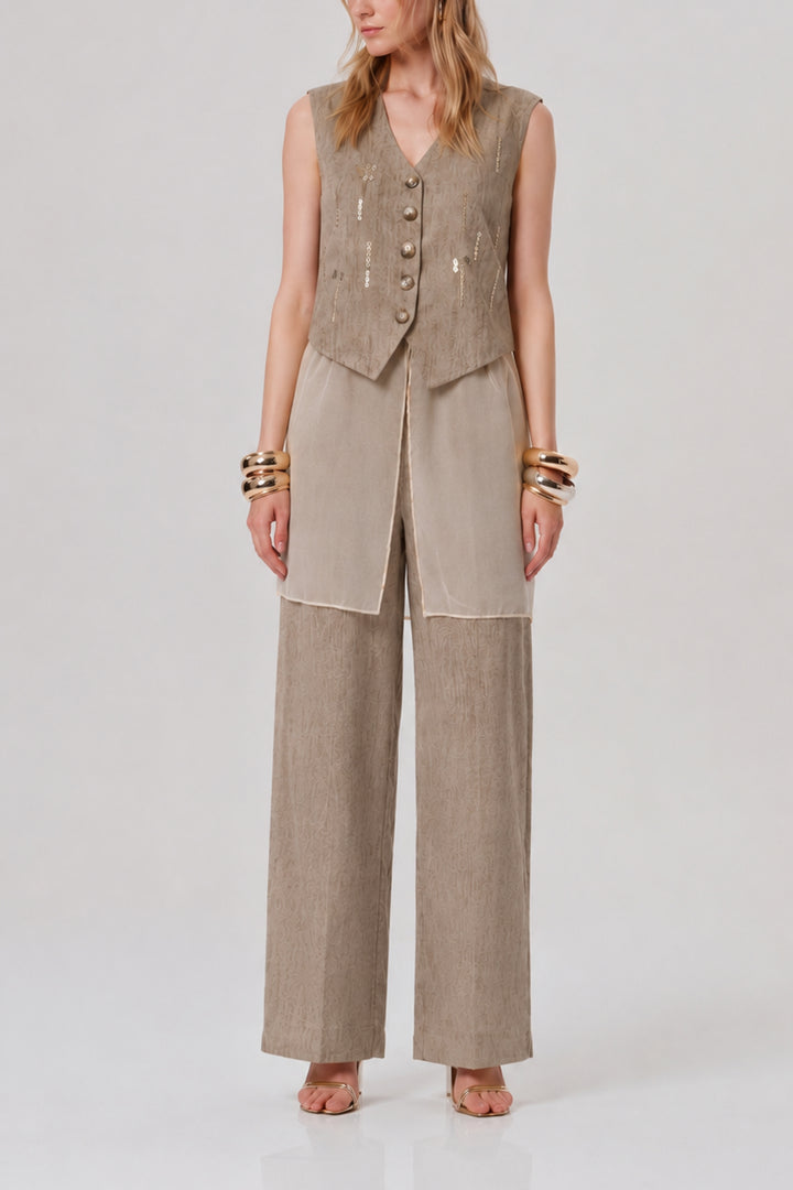 Oatwood Sheer Linen Co-ord