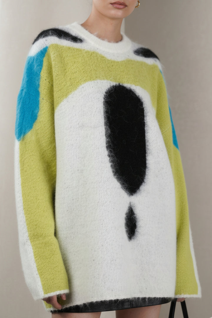 Snowy Cloud Oversized Sweater