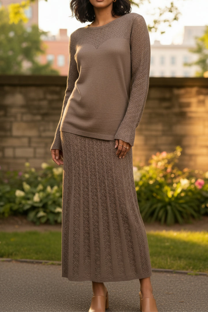 Stone Sage Knit Coord Set