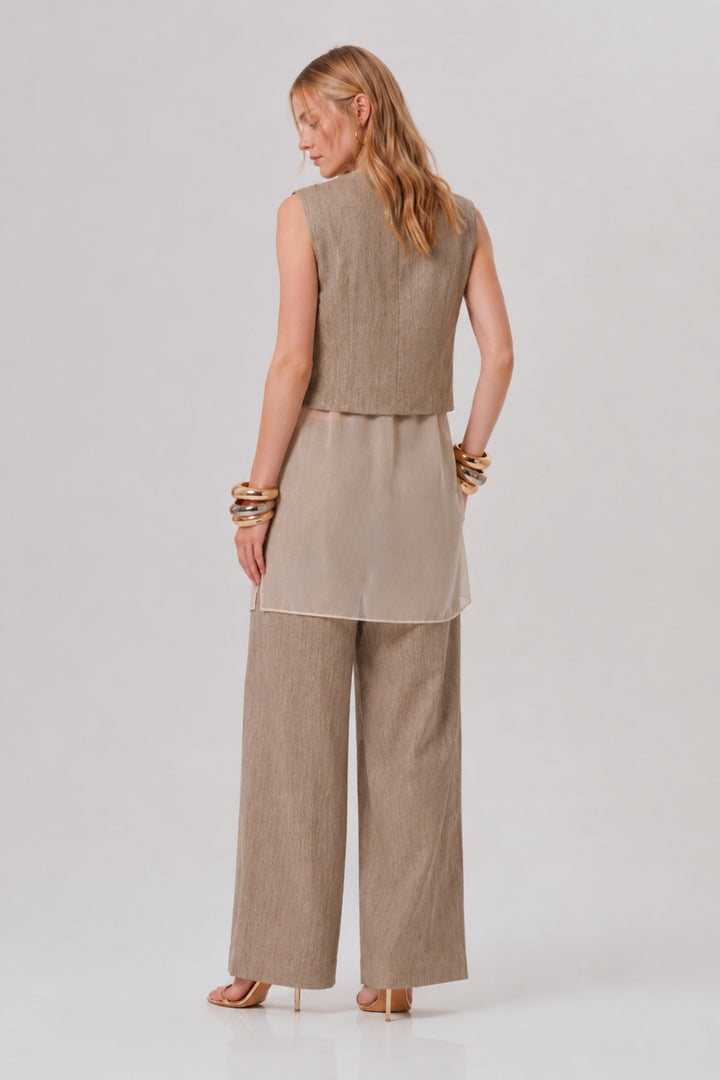 Oatwood Sheer Linen Co-ord