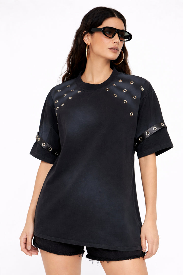 Midnight Rivet Tee
