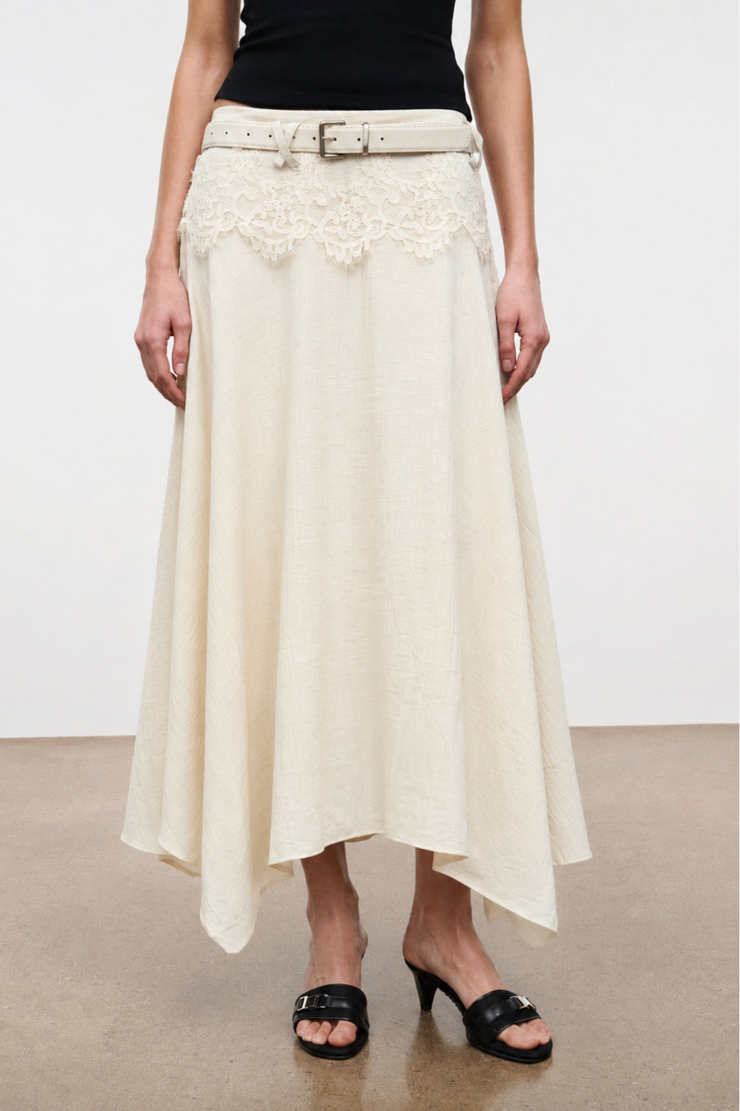 Ivory skirt for women