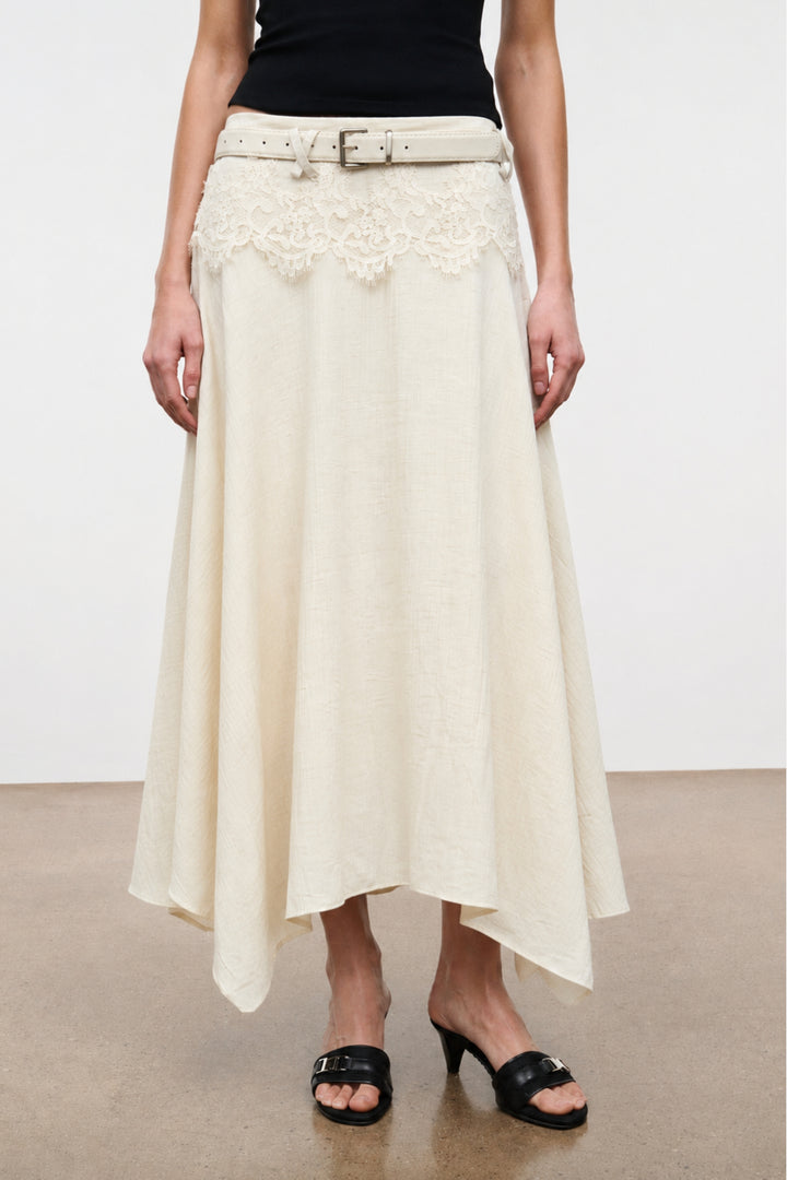 Ivory skirt for women