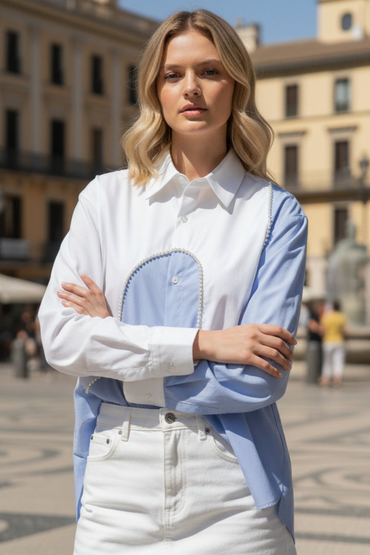 Cloudline Contrast Pearl Shirt