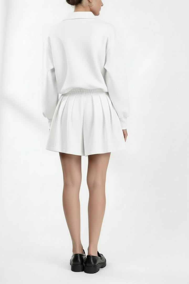 Ecru Bermuda Co-ord Set