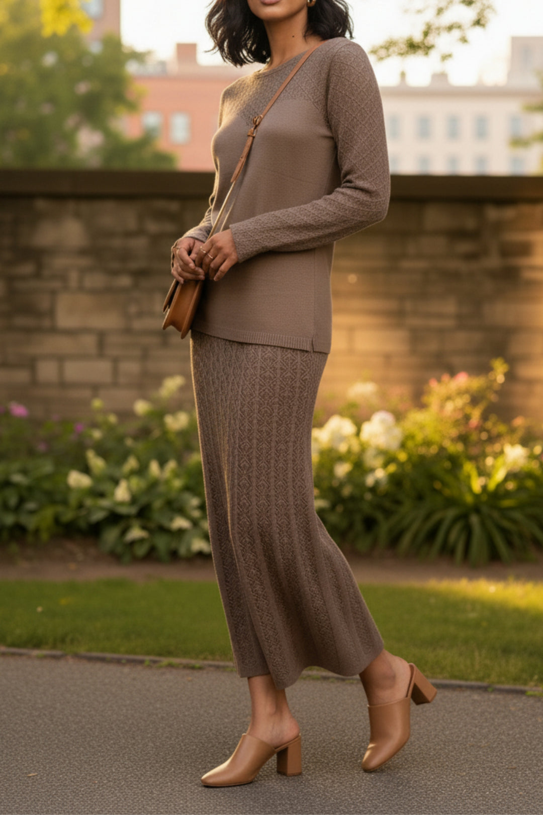 Stone Sage Knit Coord Set