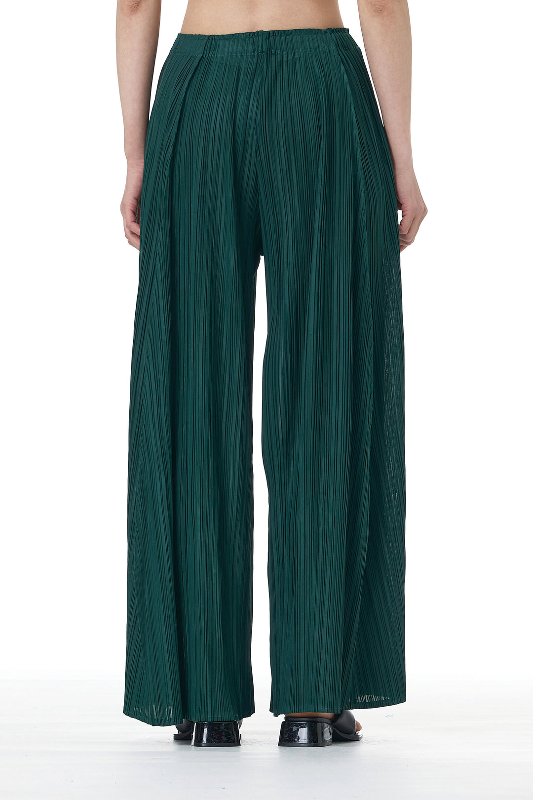 Ivory Emerald Pleated Co-Ord