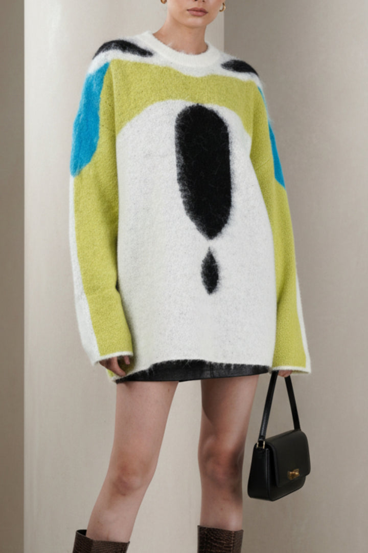 Snowy Cloud Oversized Sweater