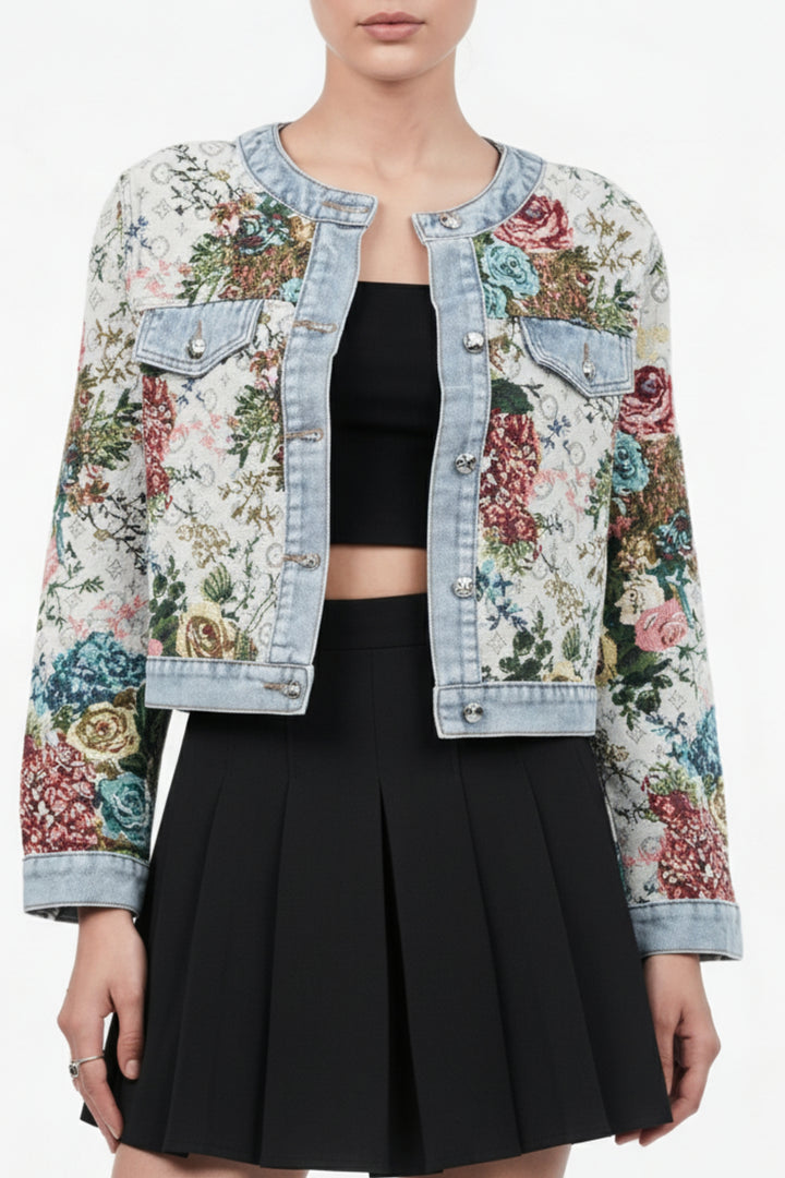 Woven Round Garden Jacket