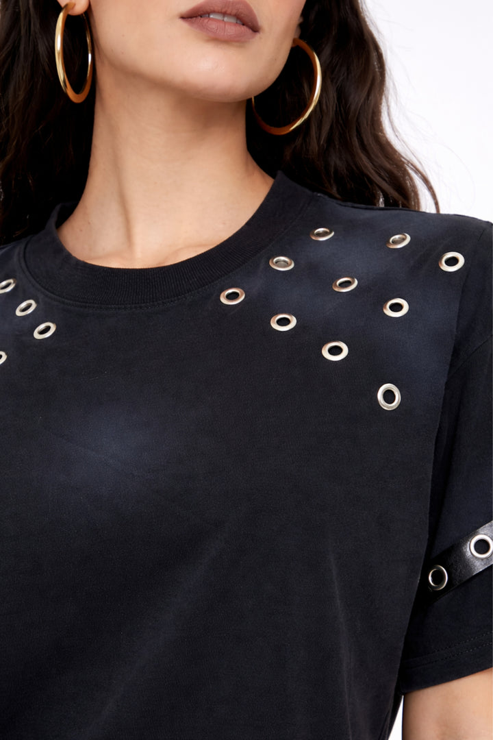 Midnight Rivet Tee