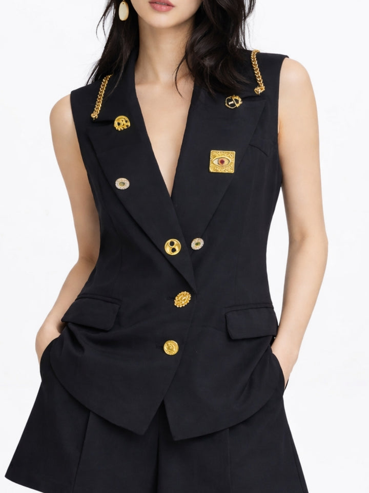 Noir Monarch Vest