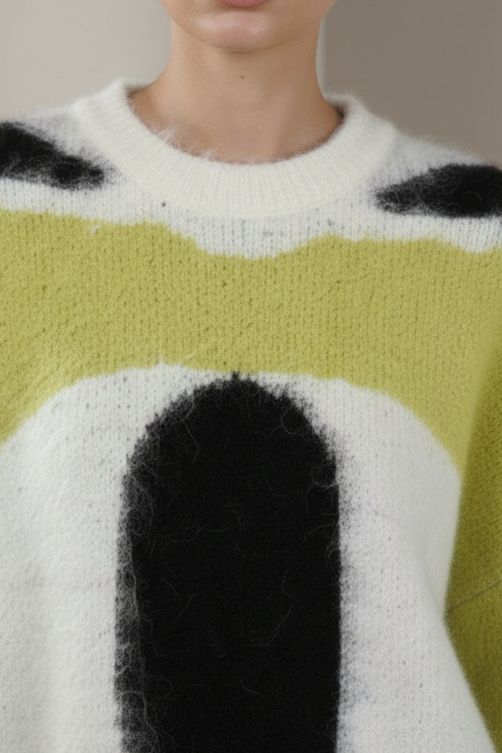 Snowy Cloud Oversized Sweater