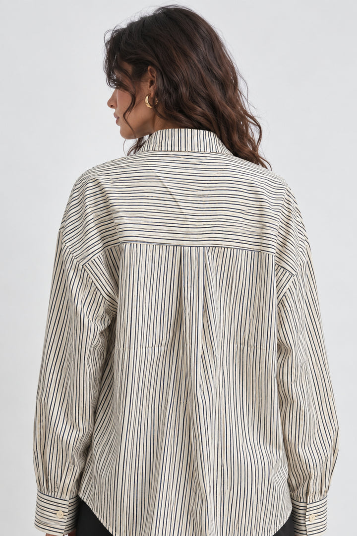 Aurelia Lacework Stripe Shirt
