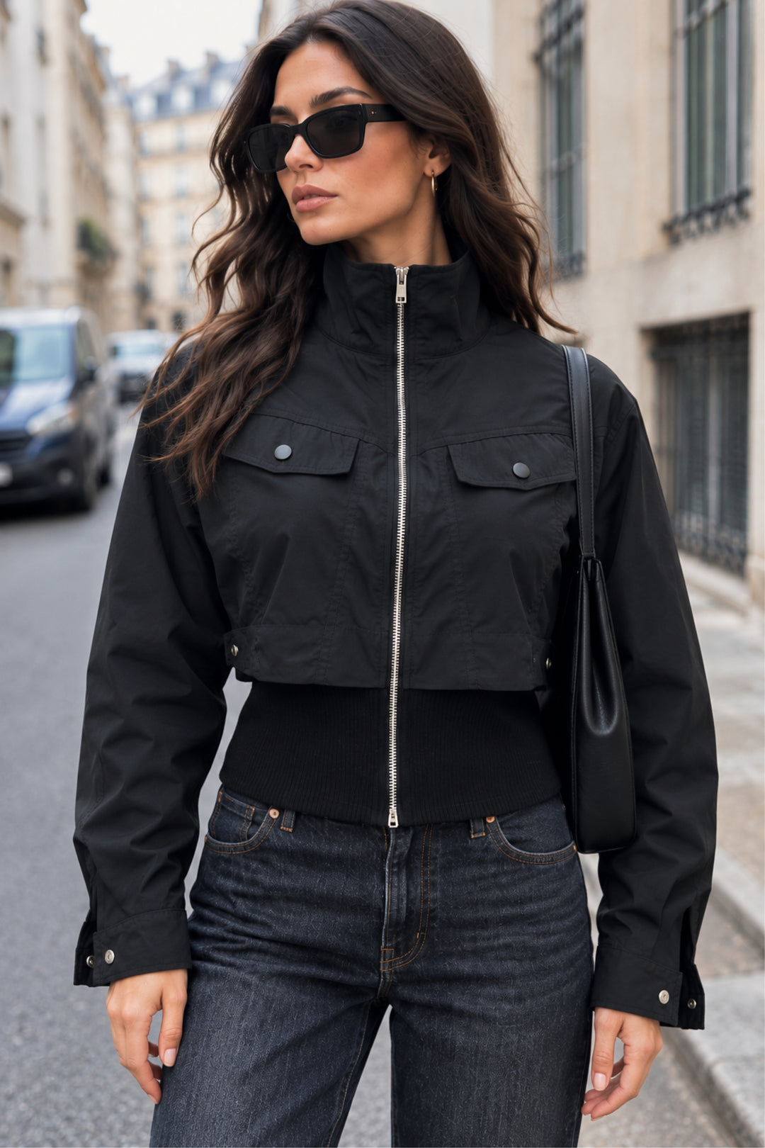 Nox Cropped Utility Jacket