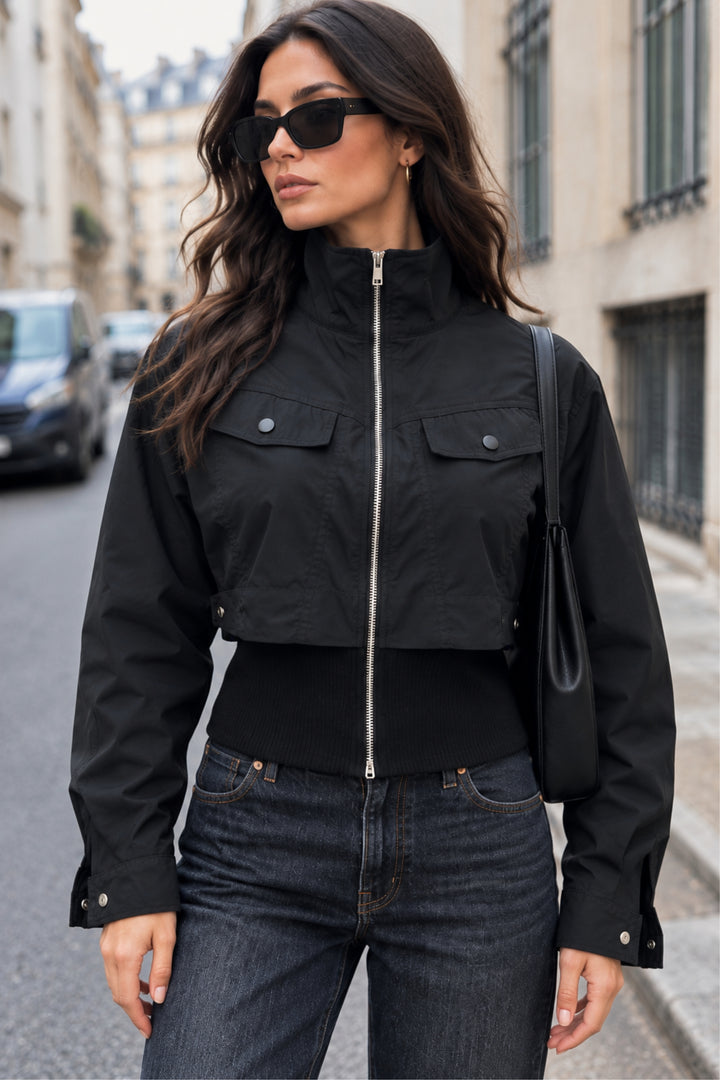 Nox Cropped Utility Jacket