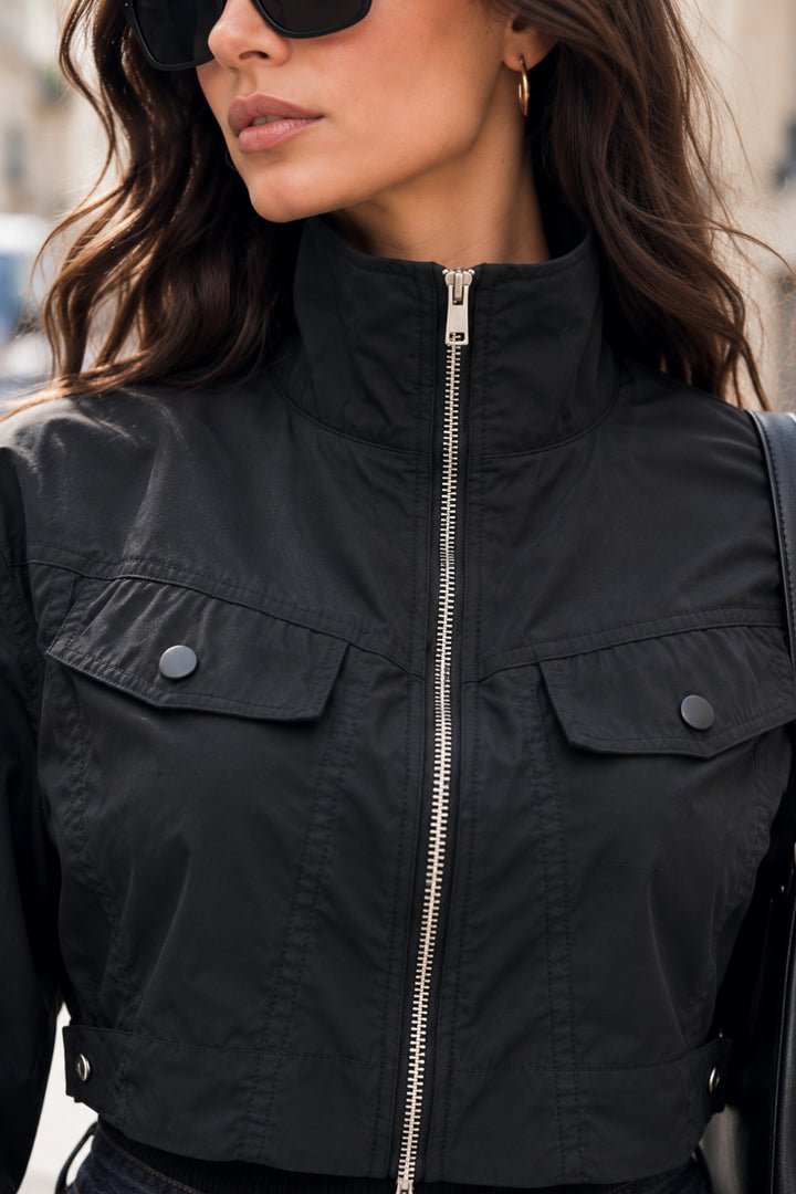 Nox Cropped Utility Jacket