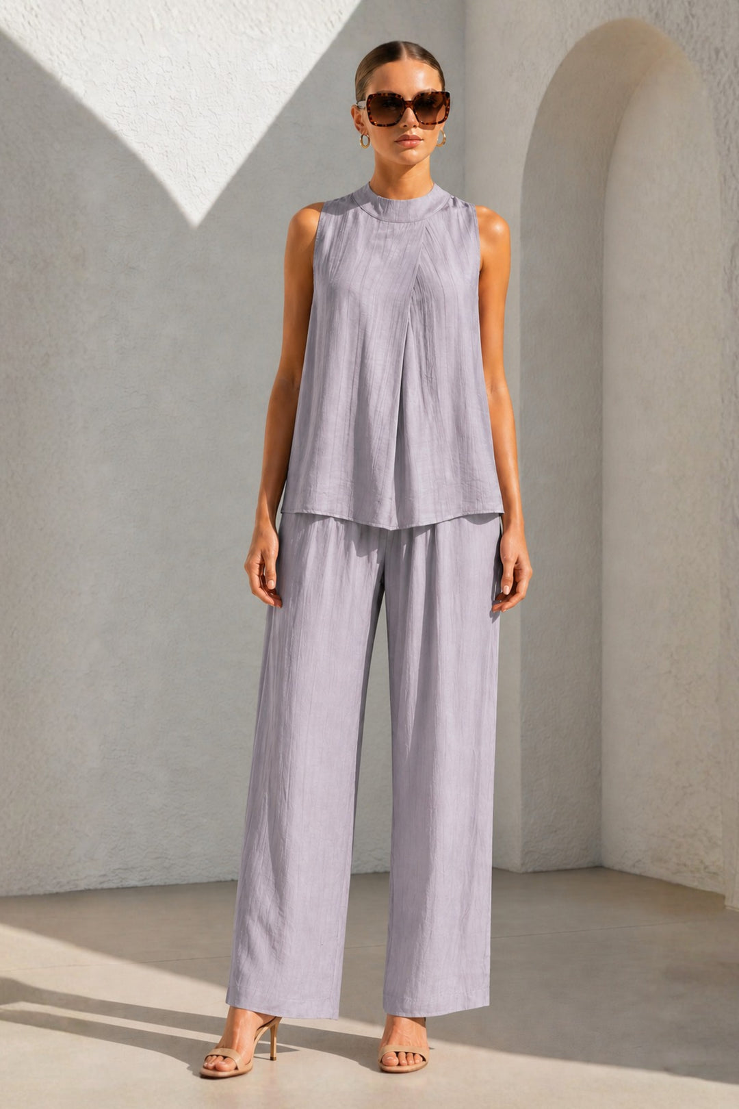 Taupe Minimalist Co-Ord Set