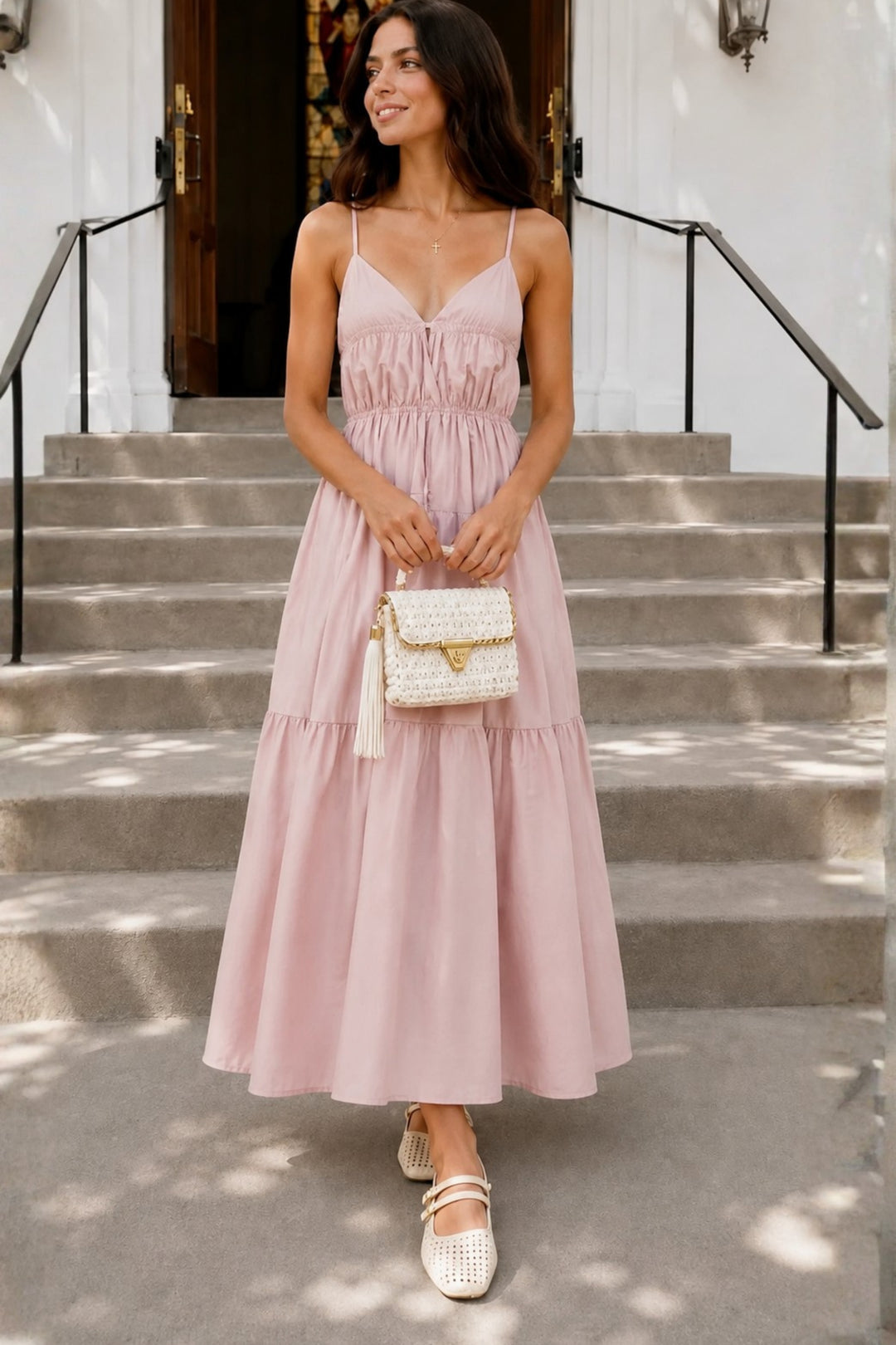 Strawberry Tiered Dress