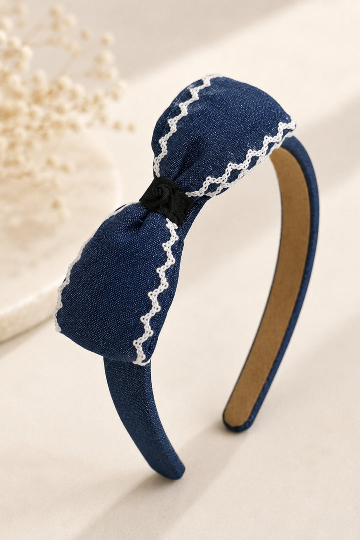Belle Lace Bow Headband