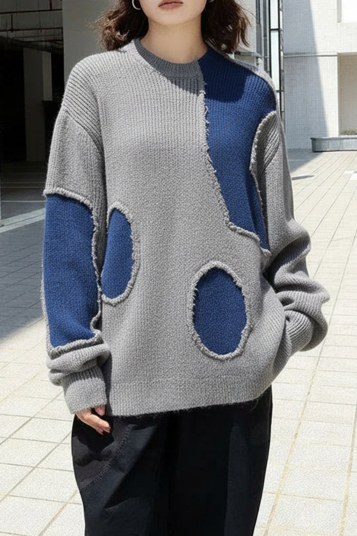 Shadow Sea Patch Sweater