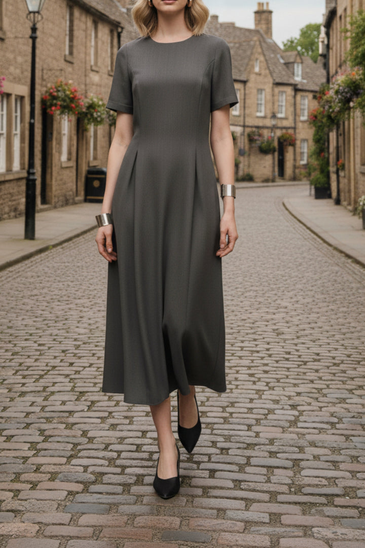 Seal Grey Maxi Dress