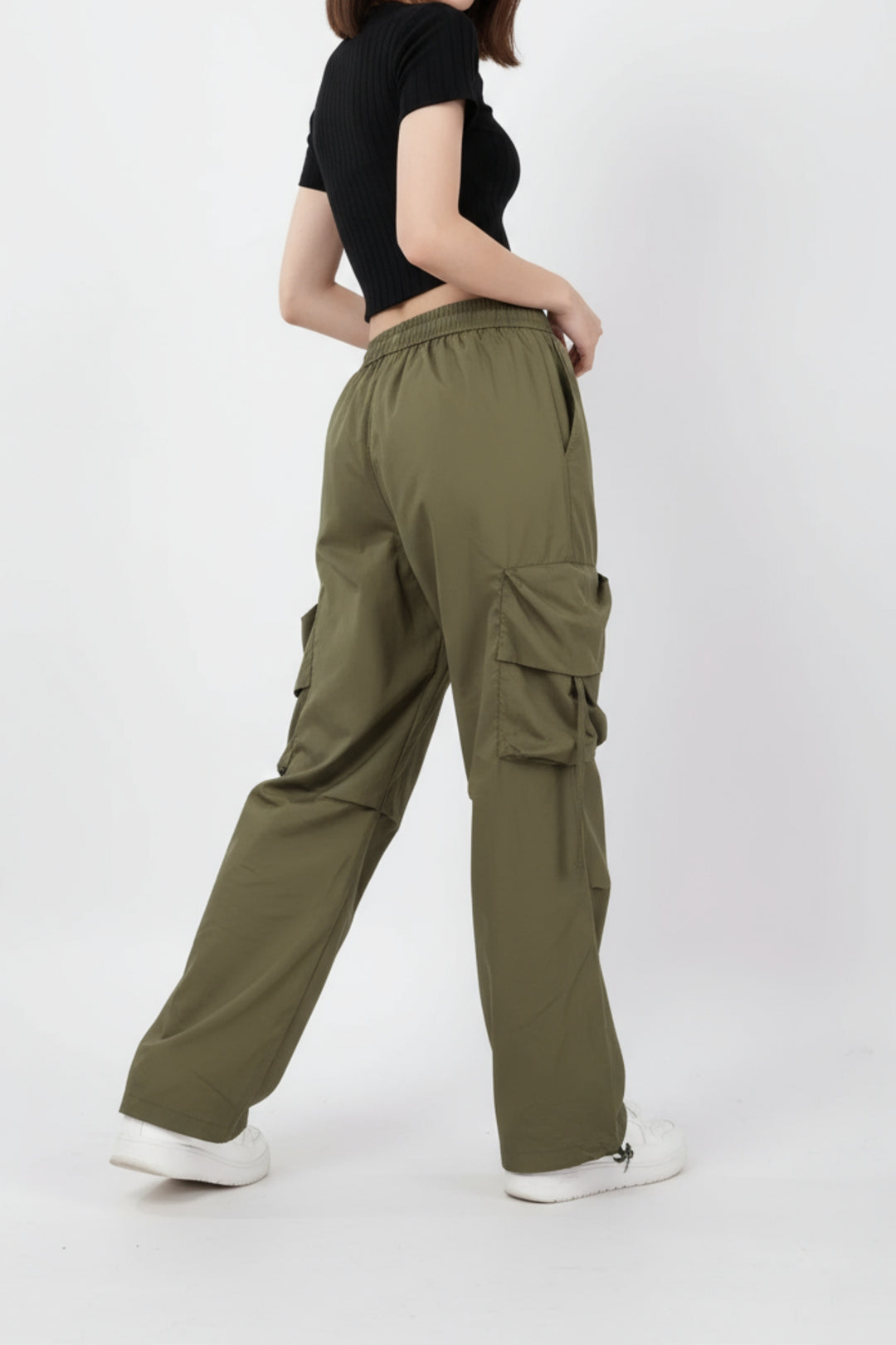 Wild Green Cargo Pants