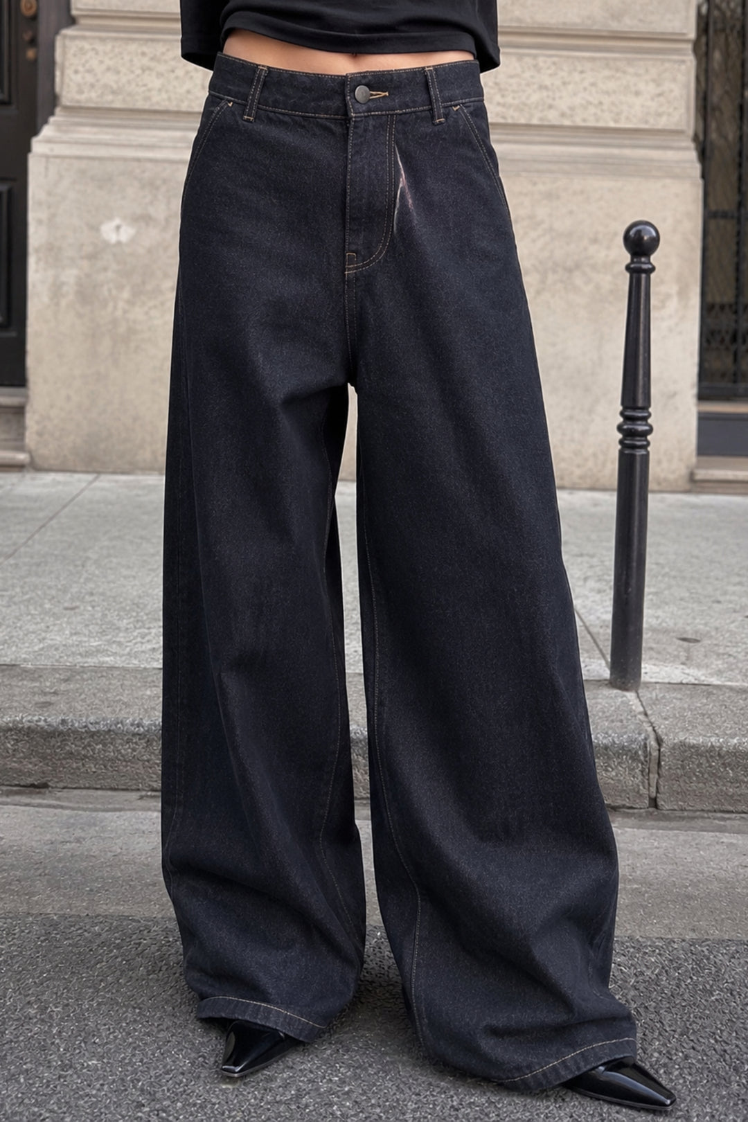 Midnight Wide Leg Denim